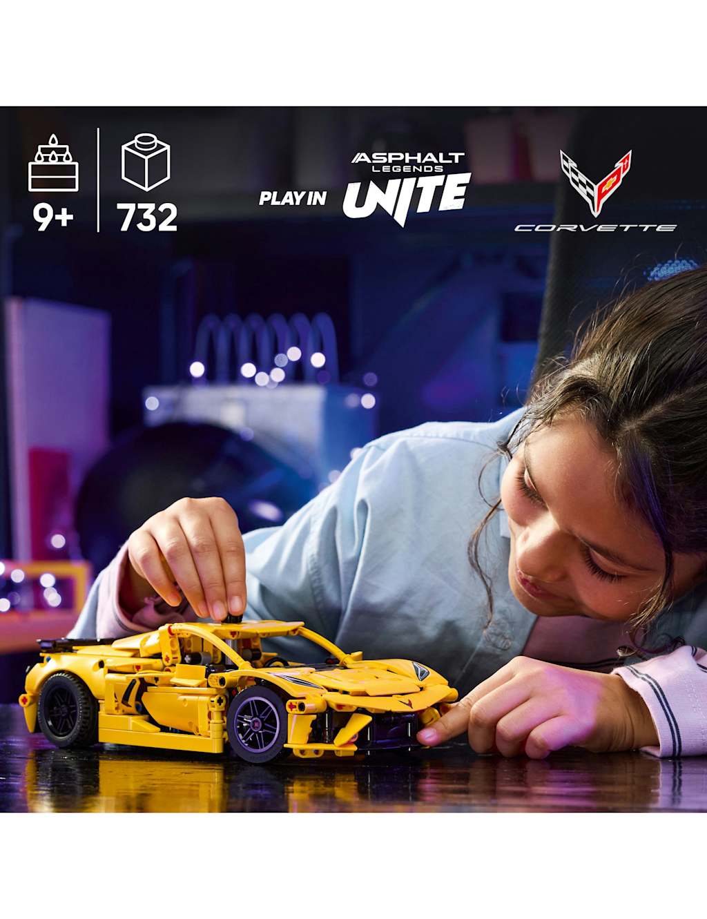 LEGO® Technic Chevrolet Corvette Stingray Set 42205 (9+ Yrs) 3 of 6