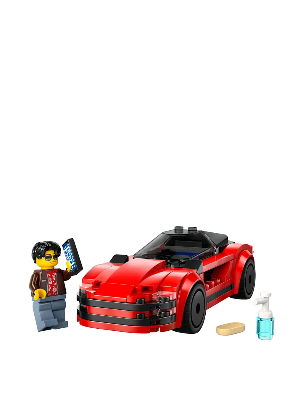 LEGO® City Red Sports Car Toy Vehicle Set  60448 (5+ Yrs) 6 of 6