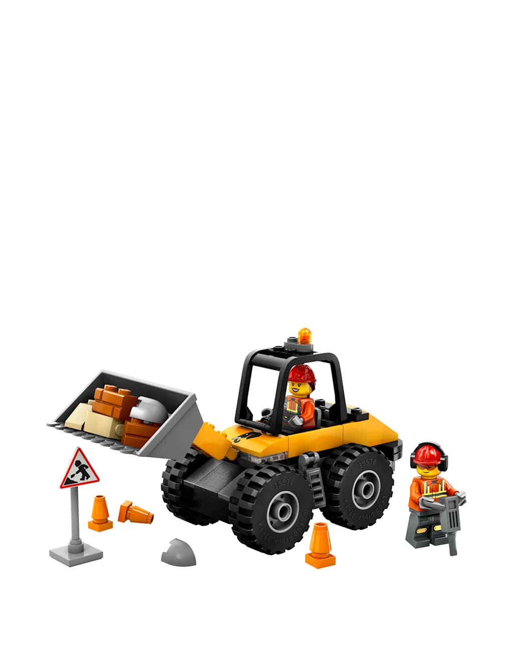 LEGO® City Yellow Construction Wheel Loader Set 60450 (4+ Yrs) 5 of 6