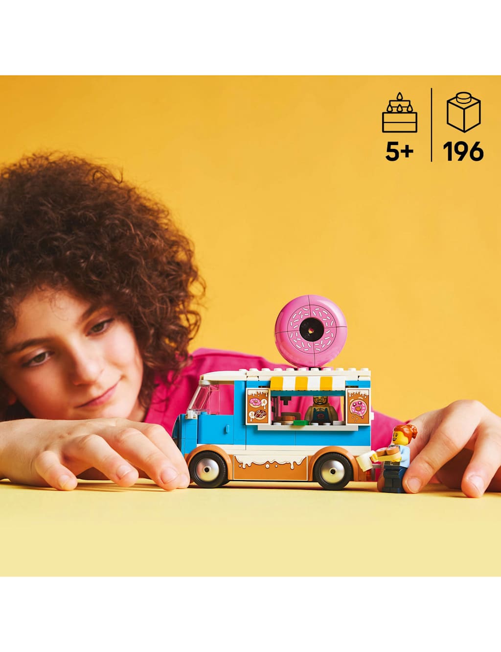 LEGO® City Doughnut Truck Set with Toy Food  60447 (5+ Yrs) 4 of 6