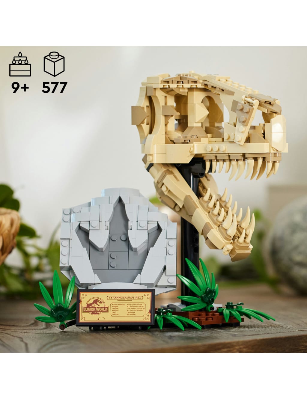 LEGO® Jurassic World Dinosaur Fossils: T. rex Skull 76964 (9+ Yrs) 5 of 5