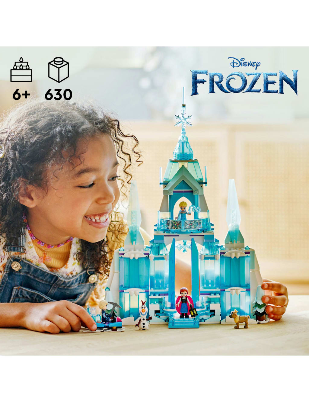 LEGO Disney Frozen Elsa s Ice Palace Building Toy 43244 6 Yrs Lego M S