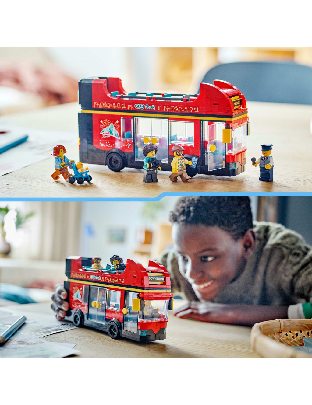 LEGO® City Red Double-Decker Sightseeing Bus Toy 60407 (7+ Yrs) 5 of 5