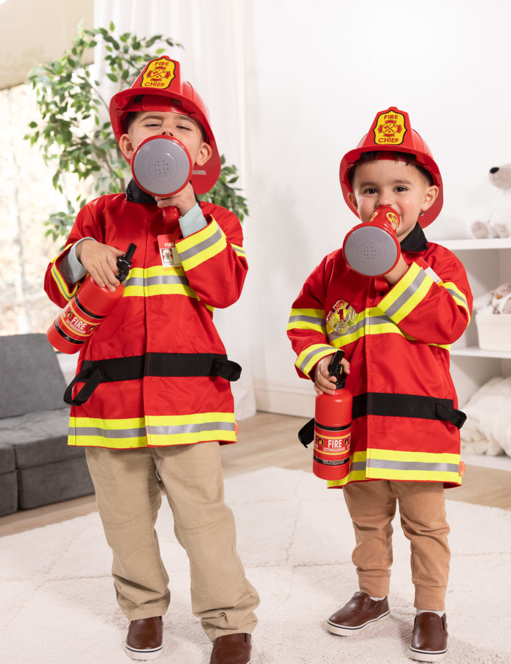 Fire Chief Role Play Costume Set 3 5 Yrs Melissa Doug M S