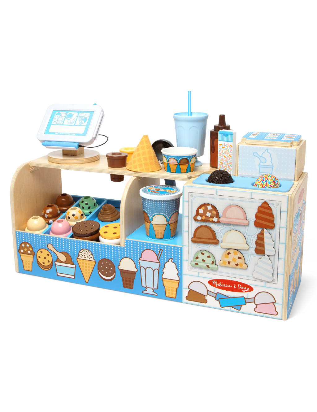Melissa and doug ice cream scoop set discount