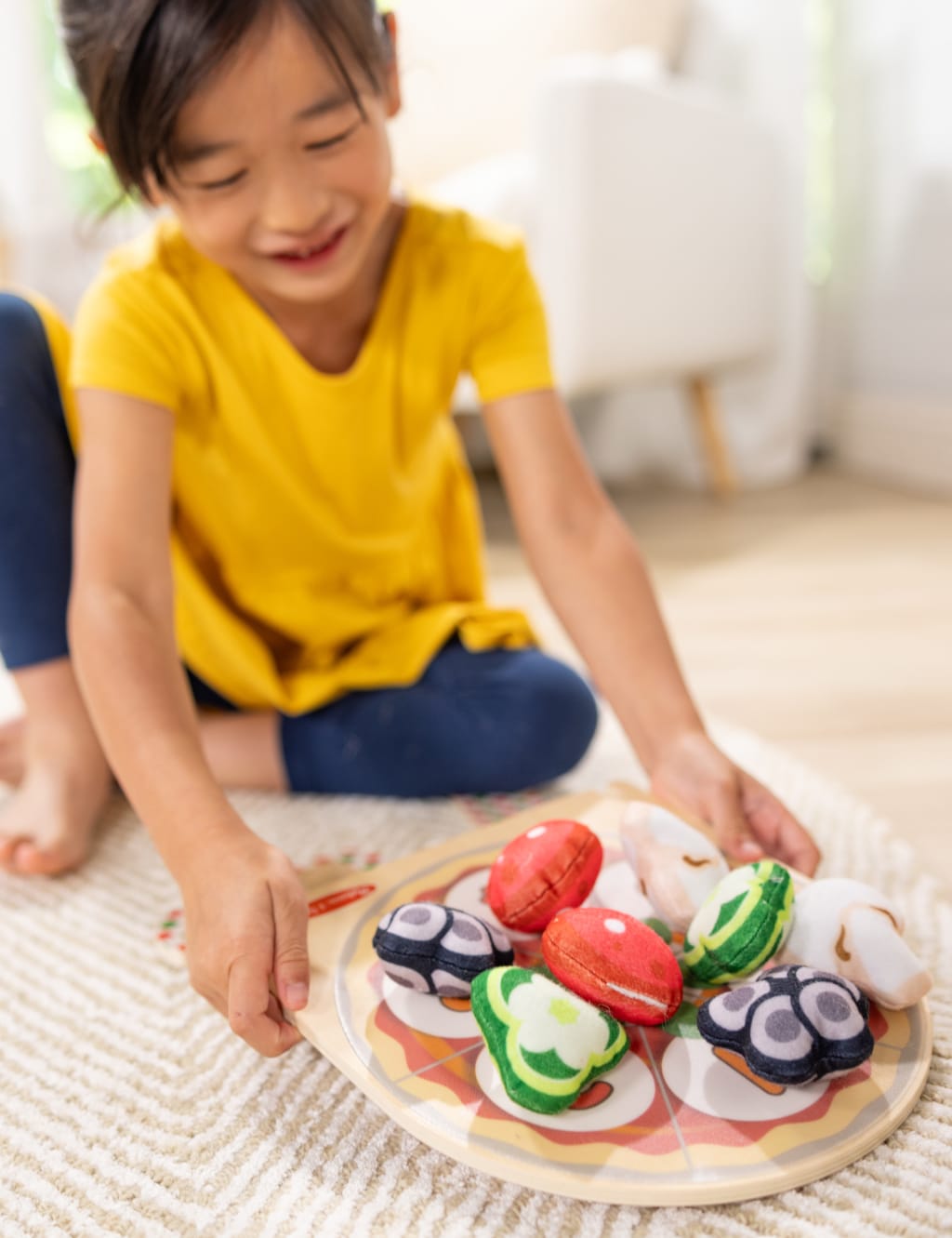 Melissa and doug felt pizza set store