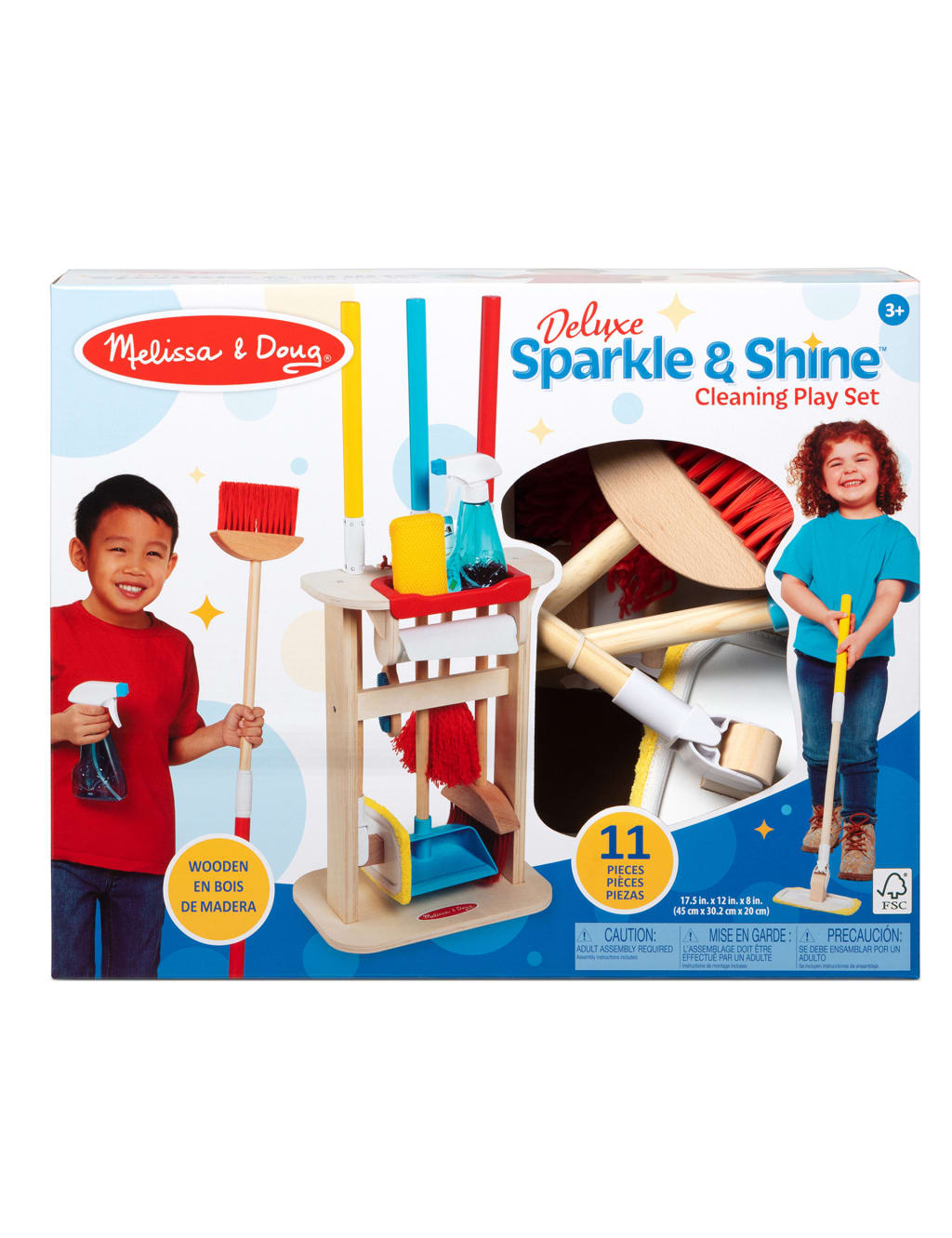 Deluxe Sparkle Shine Cleaning Play Set 3 6 Yrs Melissa Doug M S