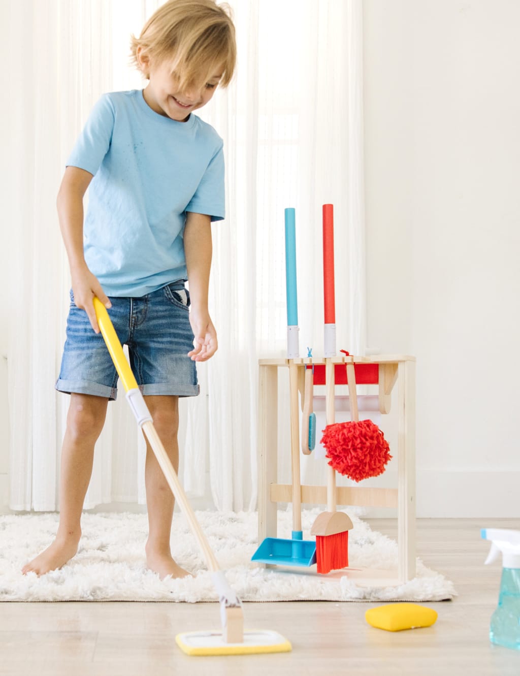 Deluxe Sparkle Shine Cleaning Play Set 3 6 Yrs Melissa Doug M S