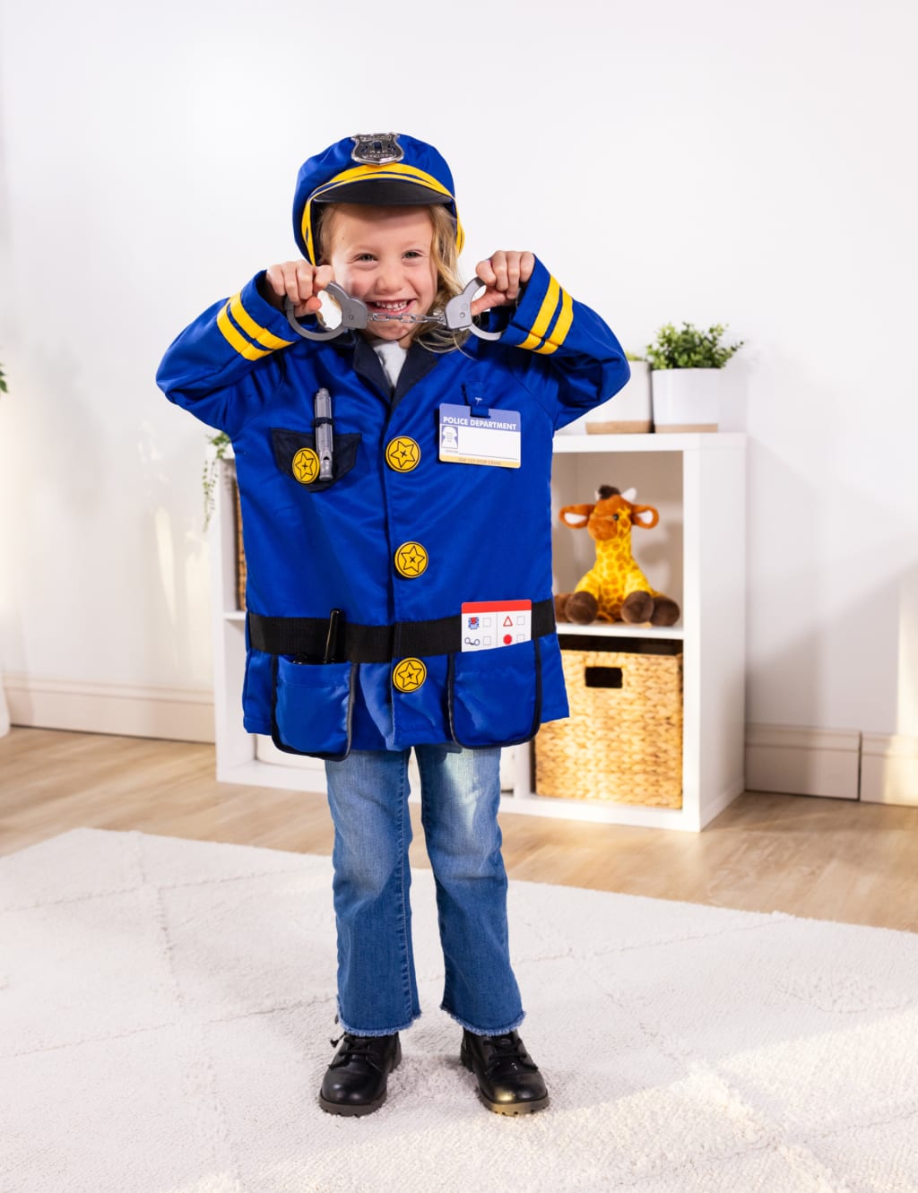 Police Officer Role Play Costume Set 3 6 Yrs