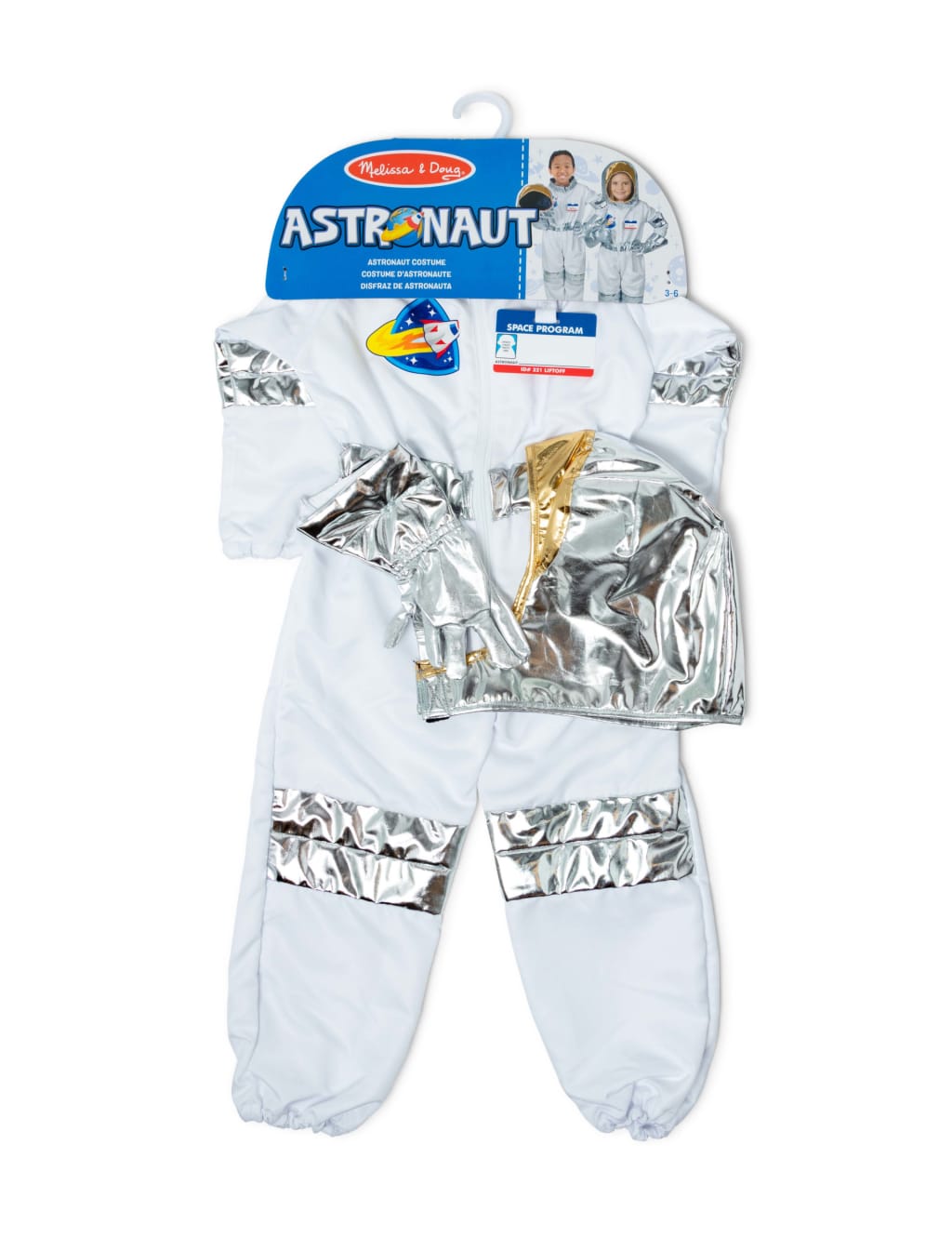 Astronaut Role Play Costume 3 6 Yrs Melissa Doug M S