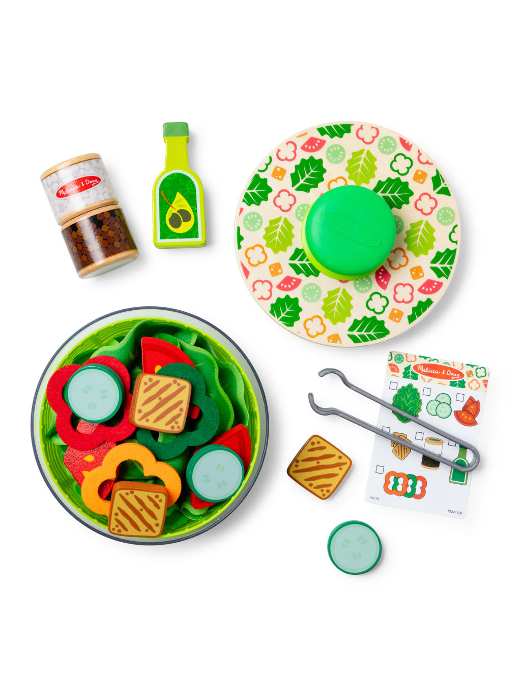 Melissa and doug salad set discount
