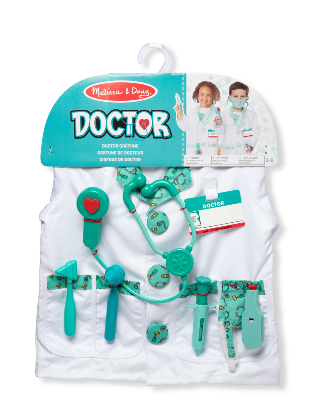 Doctor Role Play Costume Set 3 6 Yrs