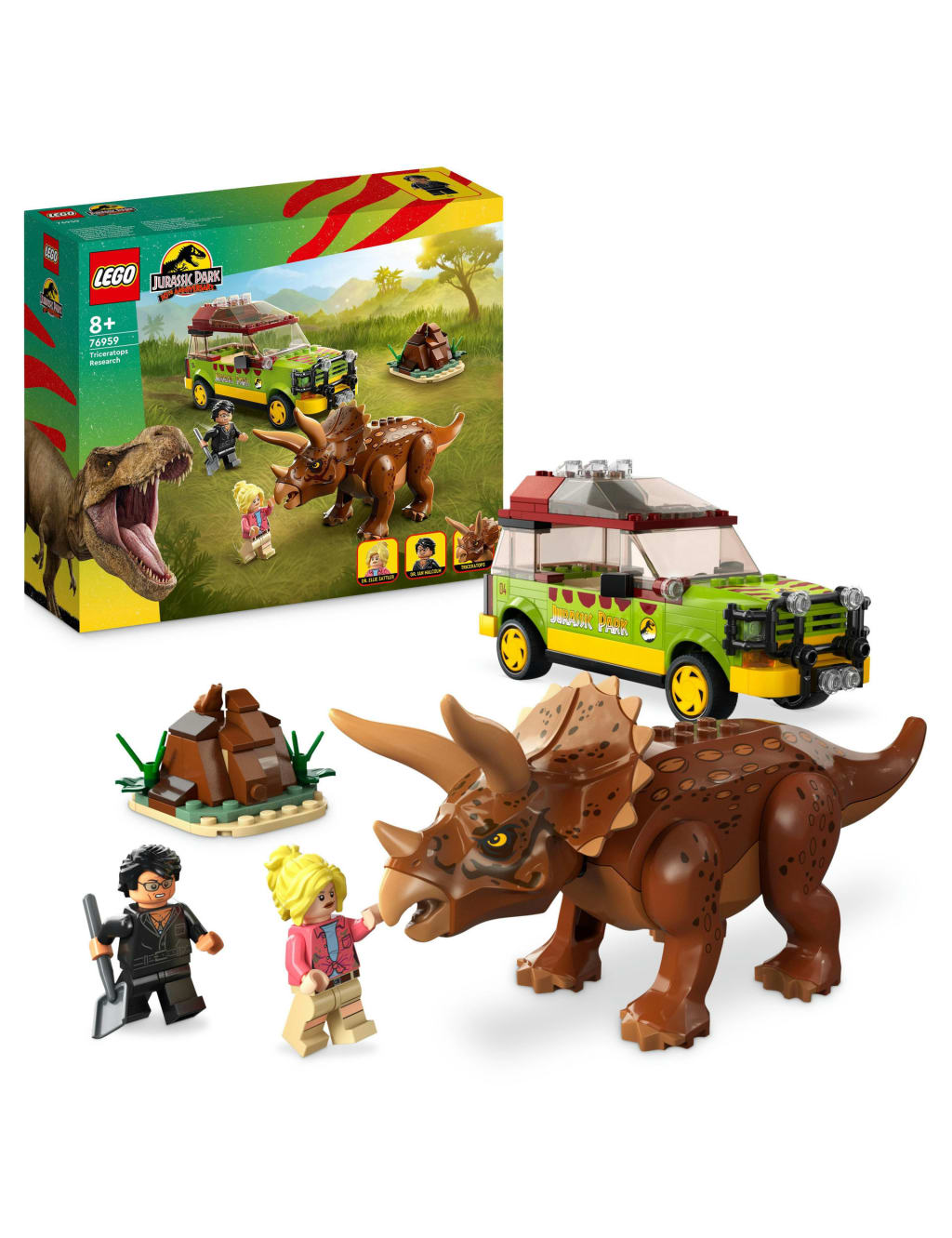 LEGO Jurassic Park Triceratops Research Set 76959 8 Yrs Lego M S
