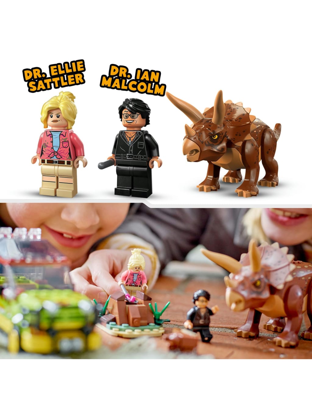 LEGO Jurassic Park Triceratops Research Set 76959 8 Yrs