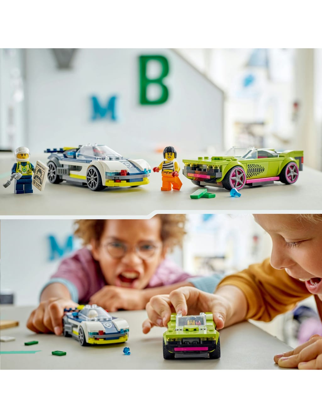 LEGO® City Police Car and Muscle Car Chase Set 60415 (6+ Yrs) 4 of 5