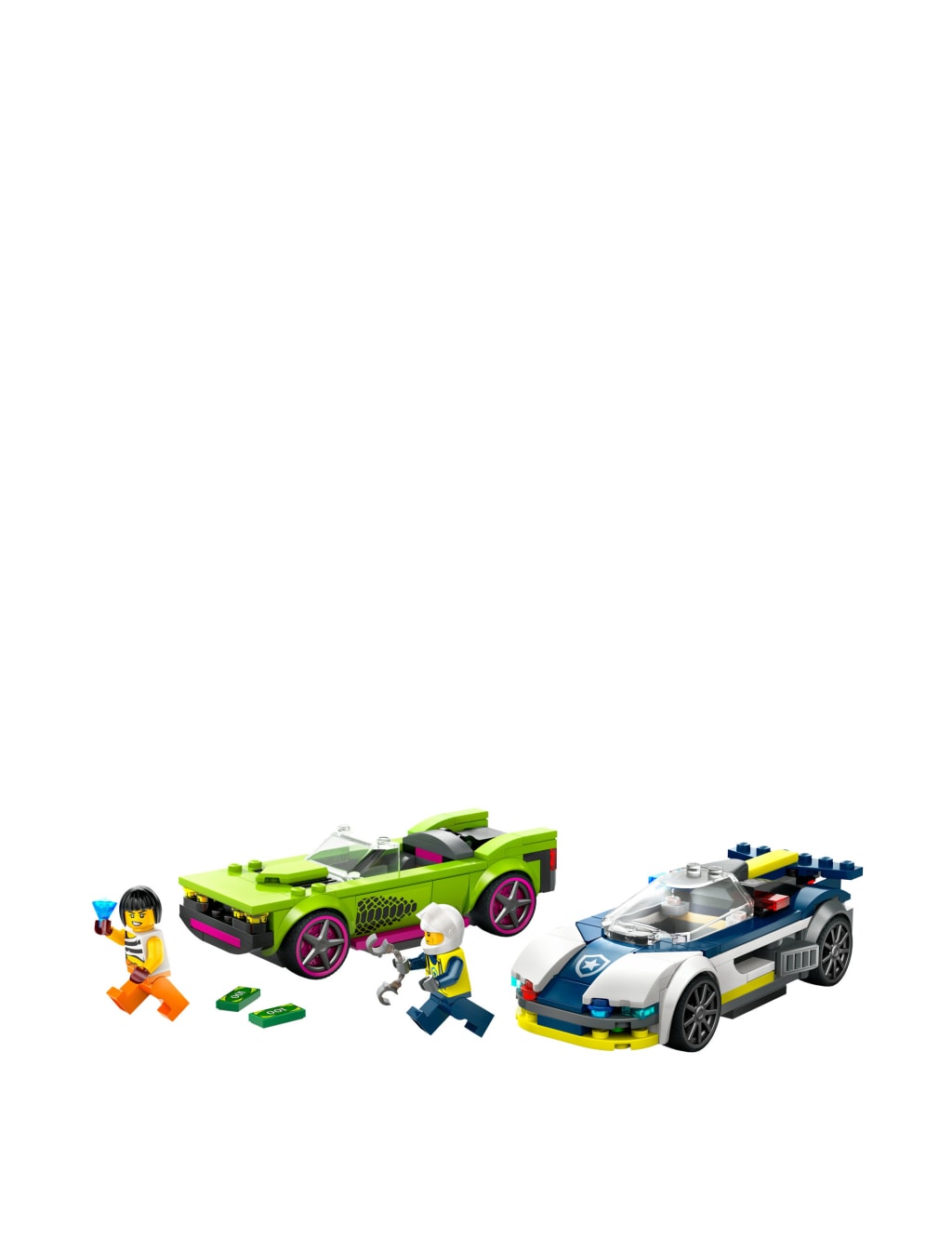 Lego car chase top