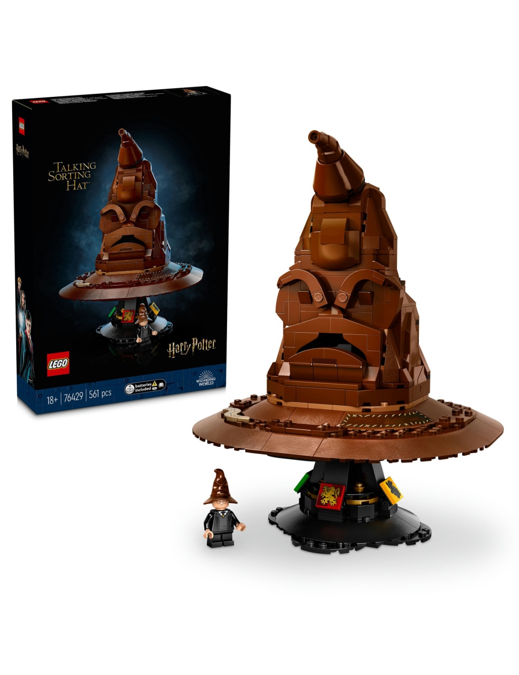 LEGO Harry Potter Talking Sorting Hat Set 76429 18 Yrs Lego M S