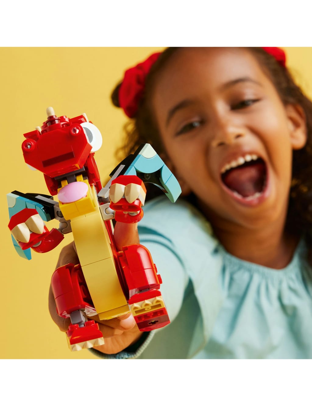LEGO® Creator Red Dragon 3in1 Animal Toy Set 31145 (6+ Yrs) 4 of 4