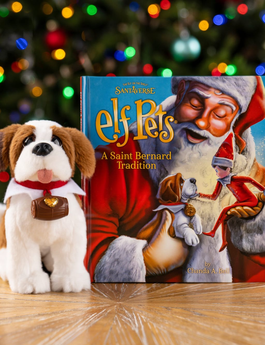 Saint Bernard Soft Toy Book 3 Yrs The Elf On The Shelf M S