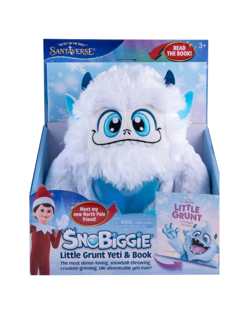 SnoBiggie Yeti Soft Toy & Book (3+ Yrs) 1 of 3