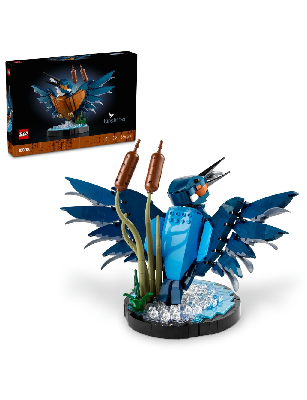 LEGO® Icons Kingfisher Bird Building Set 10331 (18+ Yrs) 1 of 4