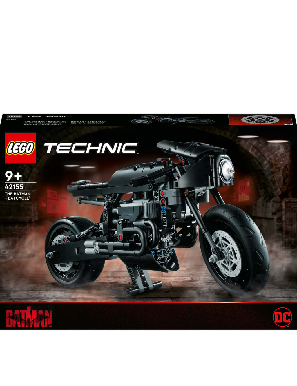 LEGO Technic THE BATMAN BATCYCLE Bike Set 42155 9 Yrs Lego M S