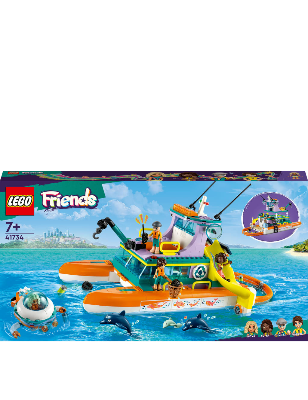 LEGO Friends Sea Rescue Boat Toy Playset 41734 7 Yrs Lego M S