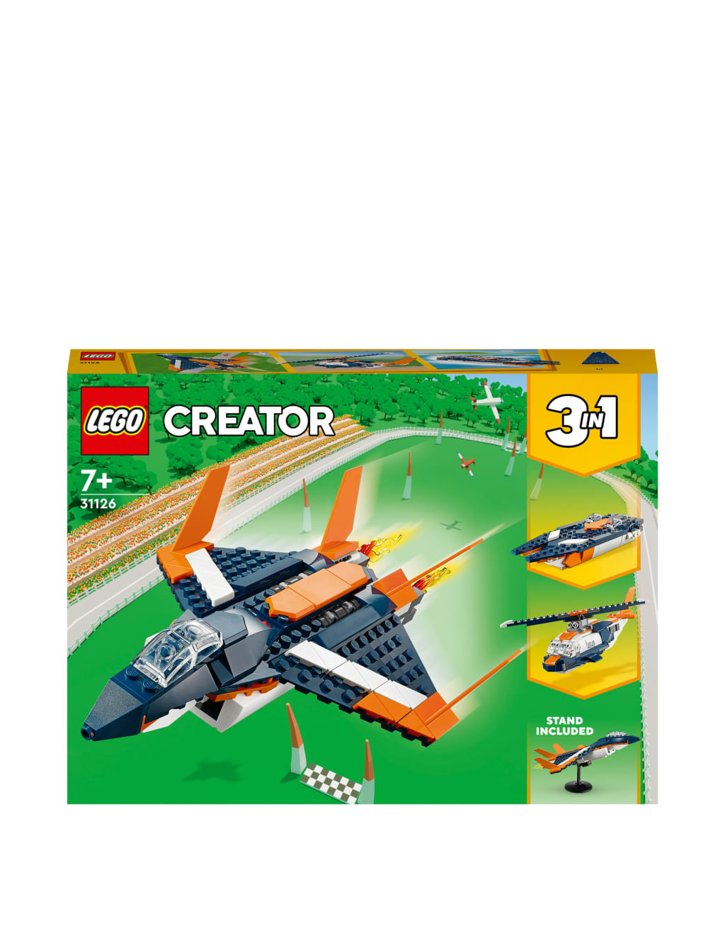 LEGO Creator 3in1 Supersonic Jet 31126 7 Yrs Lego M S