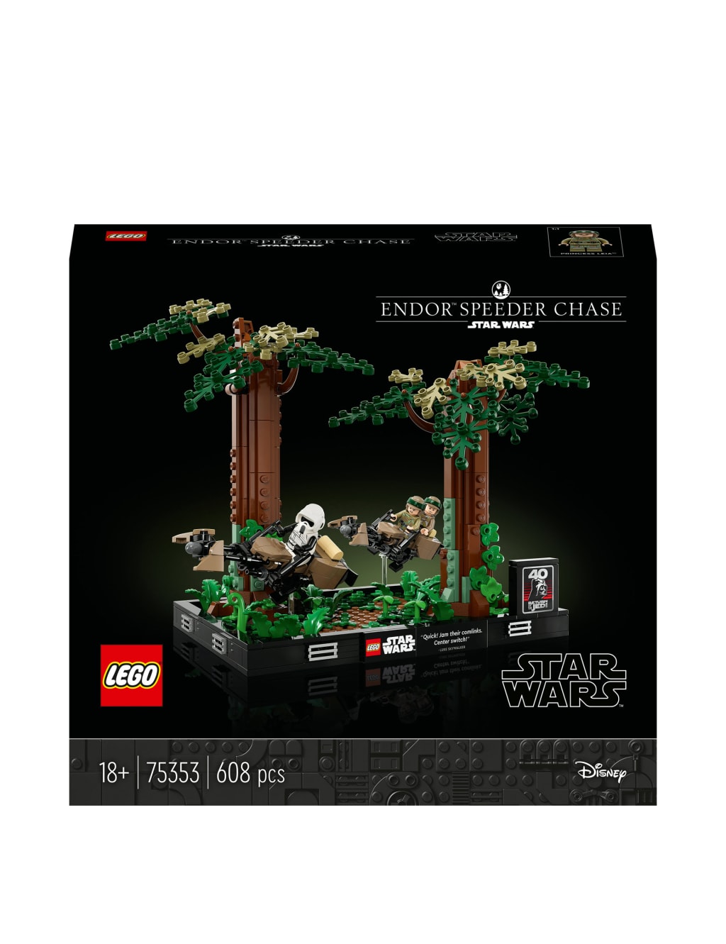LEGO Star Wars Endor Speeder Chase Diorama Set 75353 18 Yrs Lego M S