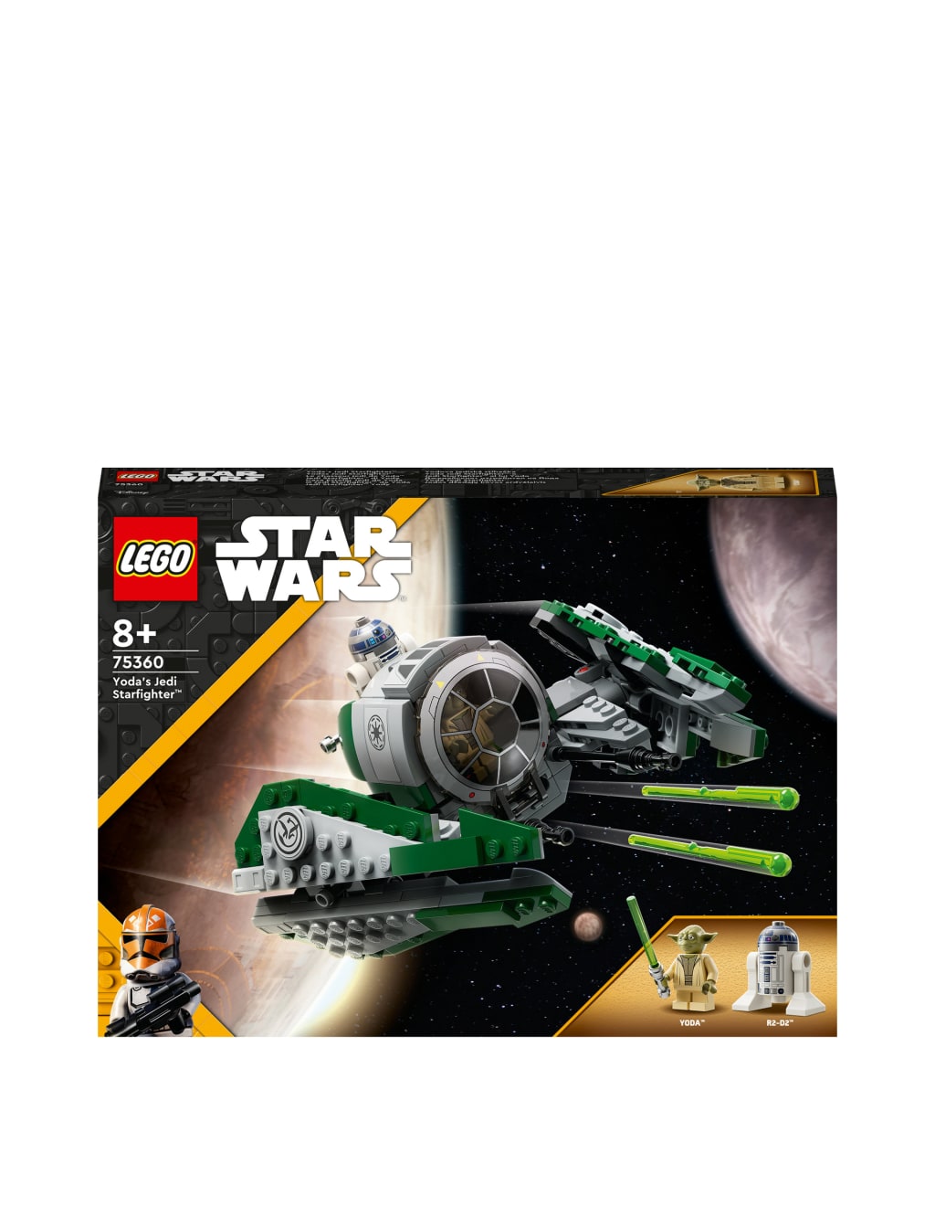 LEGO Star Wars Yoda s Jedi Starfighter Set 75360 8 Yrs Lego M S