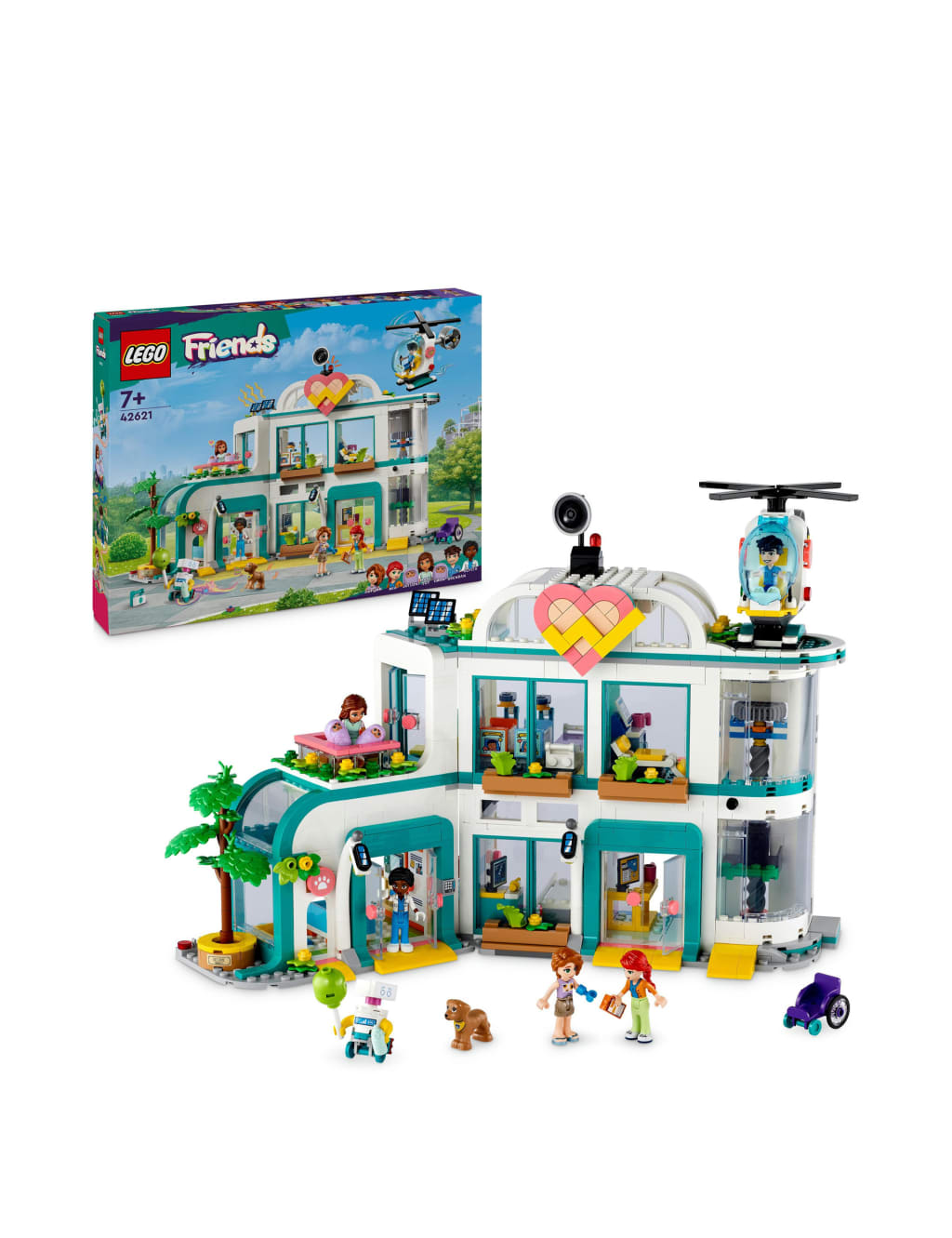LEGO Friends Heartlake City Hospital Toy Set 42621 7 Yrs