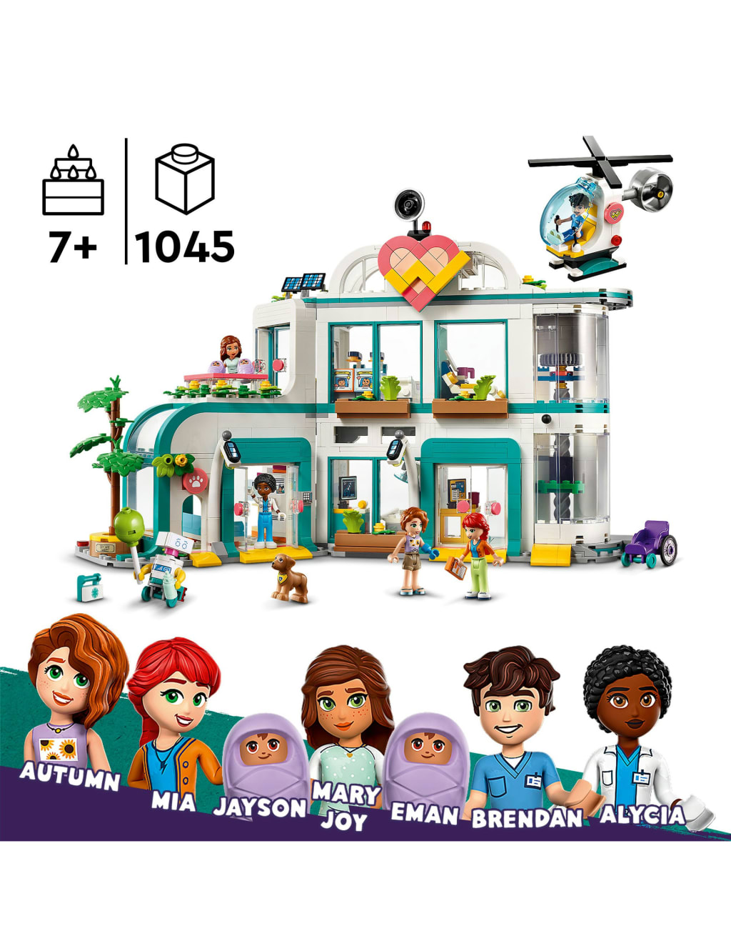 Lego friends heartlake hospital 41318 building kit best sale