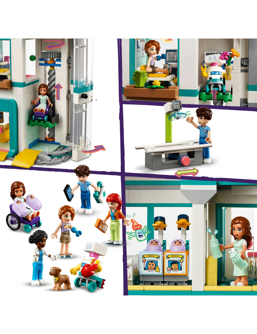 LEGO Friends Heartlake City Hospital Toy Set 42621 7 Yrs