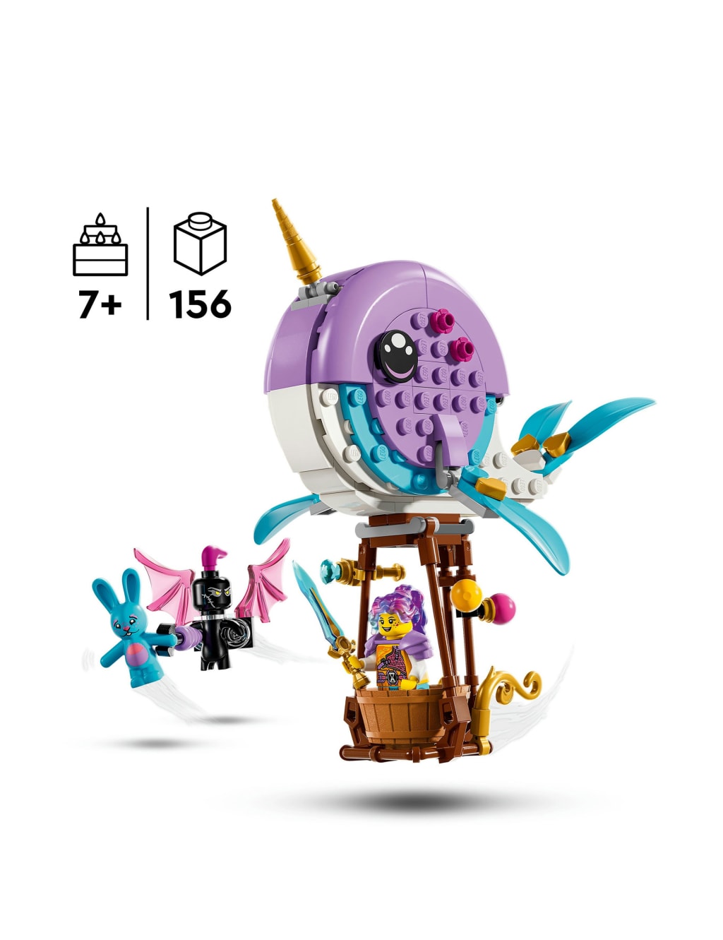 LEGO® DREAMZzz Izzie's Narwhal Hot-Air Balloon 71472 (7+ Yrs) 3 of 6