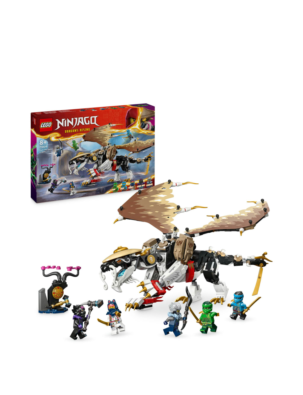 LEGO NINJAGO Egalt the Master Dragon Ninja Toy 71809 8 Yrs Lego M S