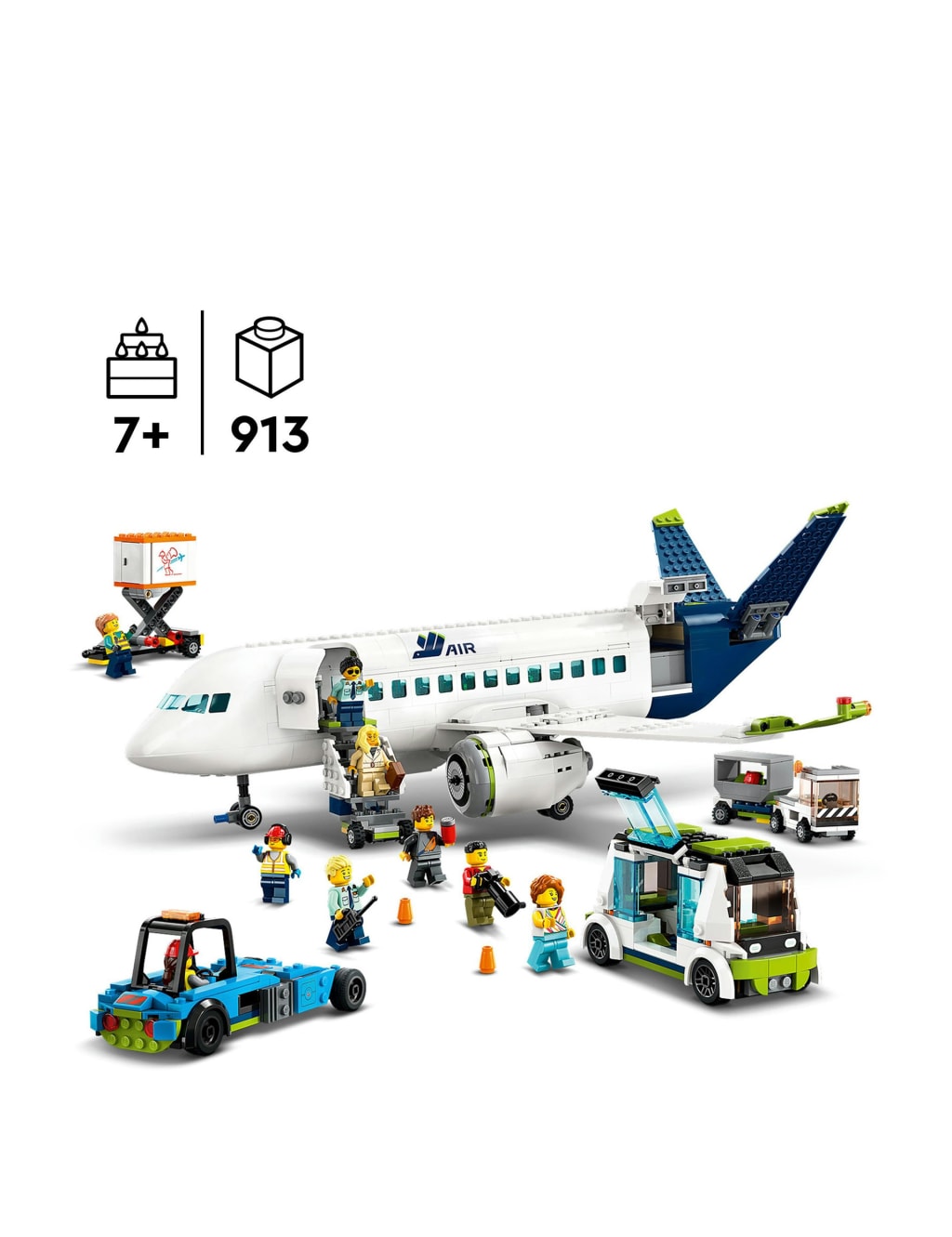 LEGO® City Passenger Aeroplane Toy Model Kit 60367 (7+ Yrs) 4 of 7