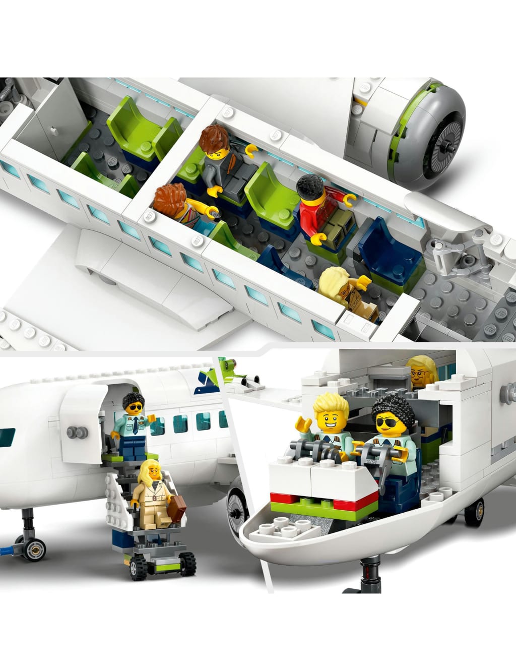 LEGO® City Passenger Aeroplane Toy Model Kit 60367 (7+ Yrs) 5 of 7