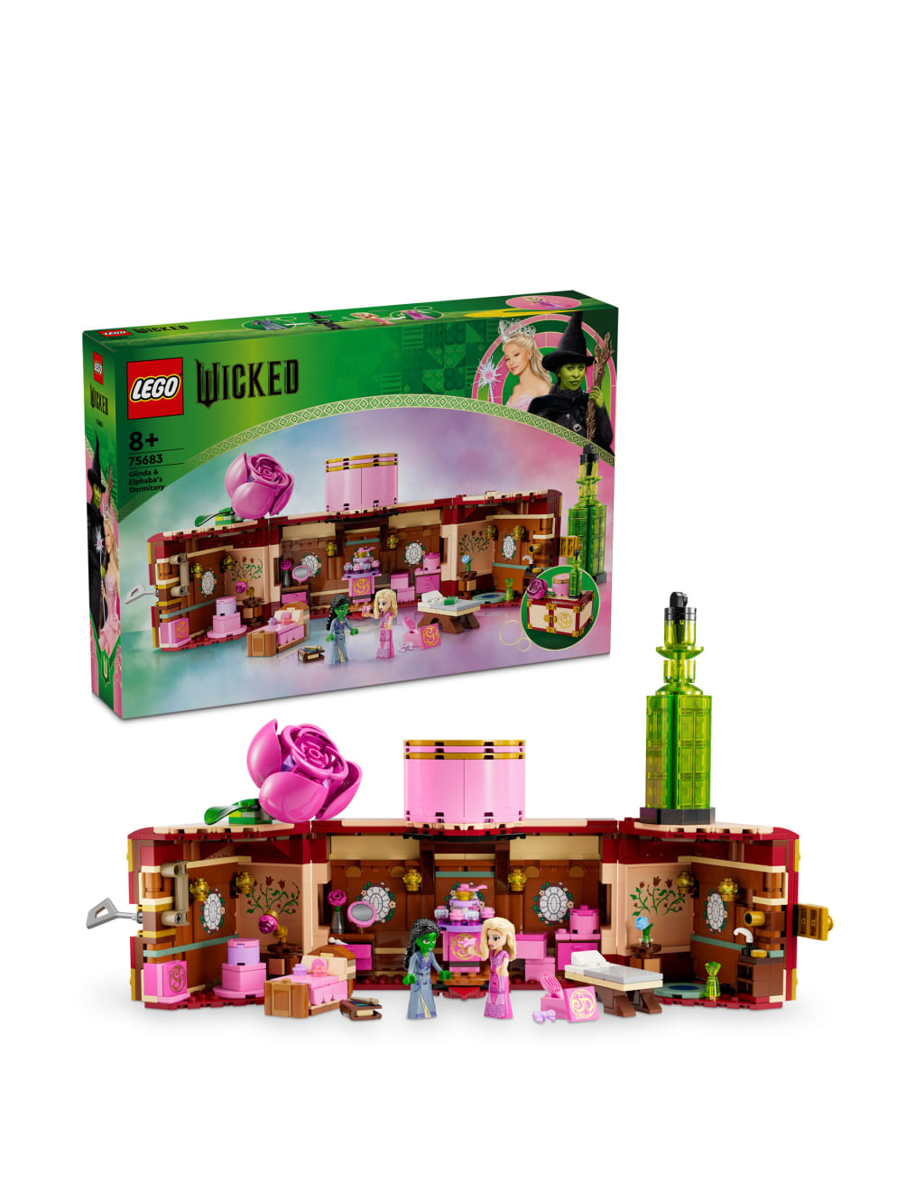 LEGO® Wicked Glinda & Elphaba’s Dormitory Collectible Toy Model (8+ Yrs) 1 of 4