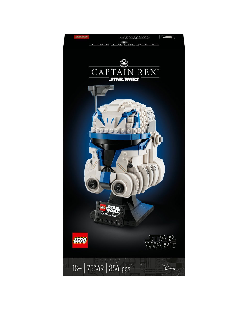 LEGO® Star Wars Captain Rex Helmet Set for Adults 75349 (18 Yrs) 2 of 6