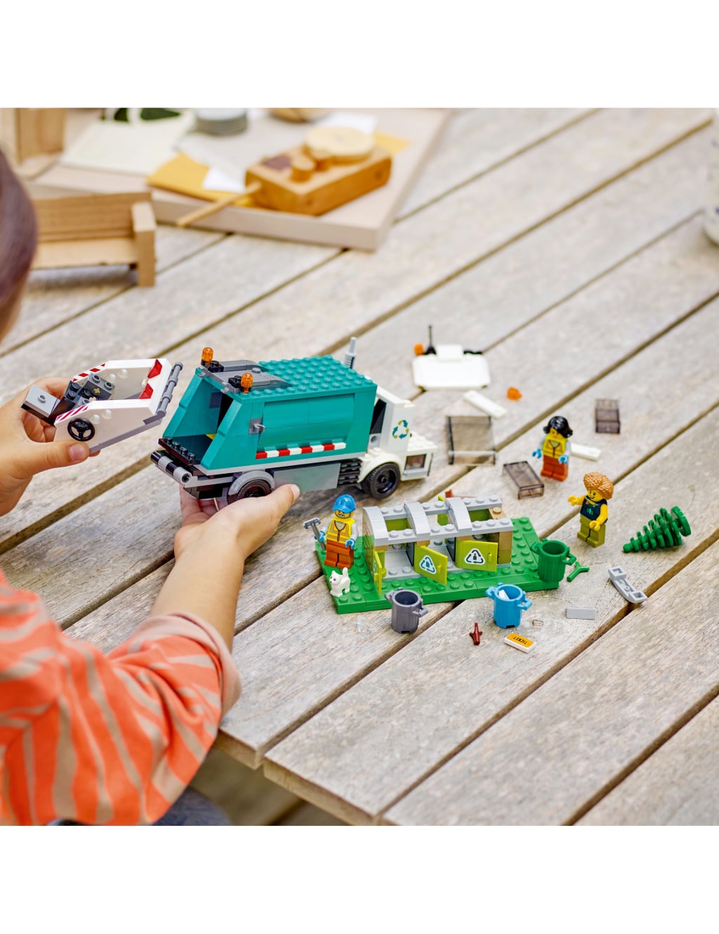 Lego grab lorry top