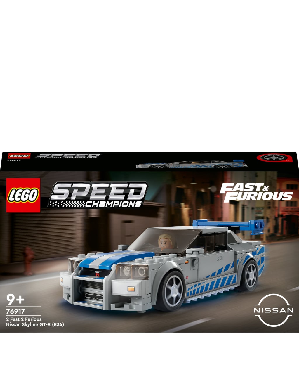 LEGO Speed Champions 2 Fast 2 Furious Nissan Skyline 9 Yrs Lego M S
