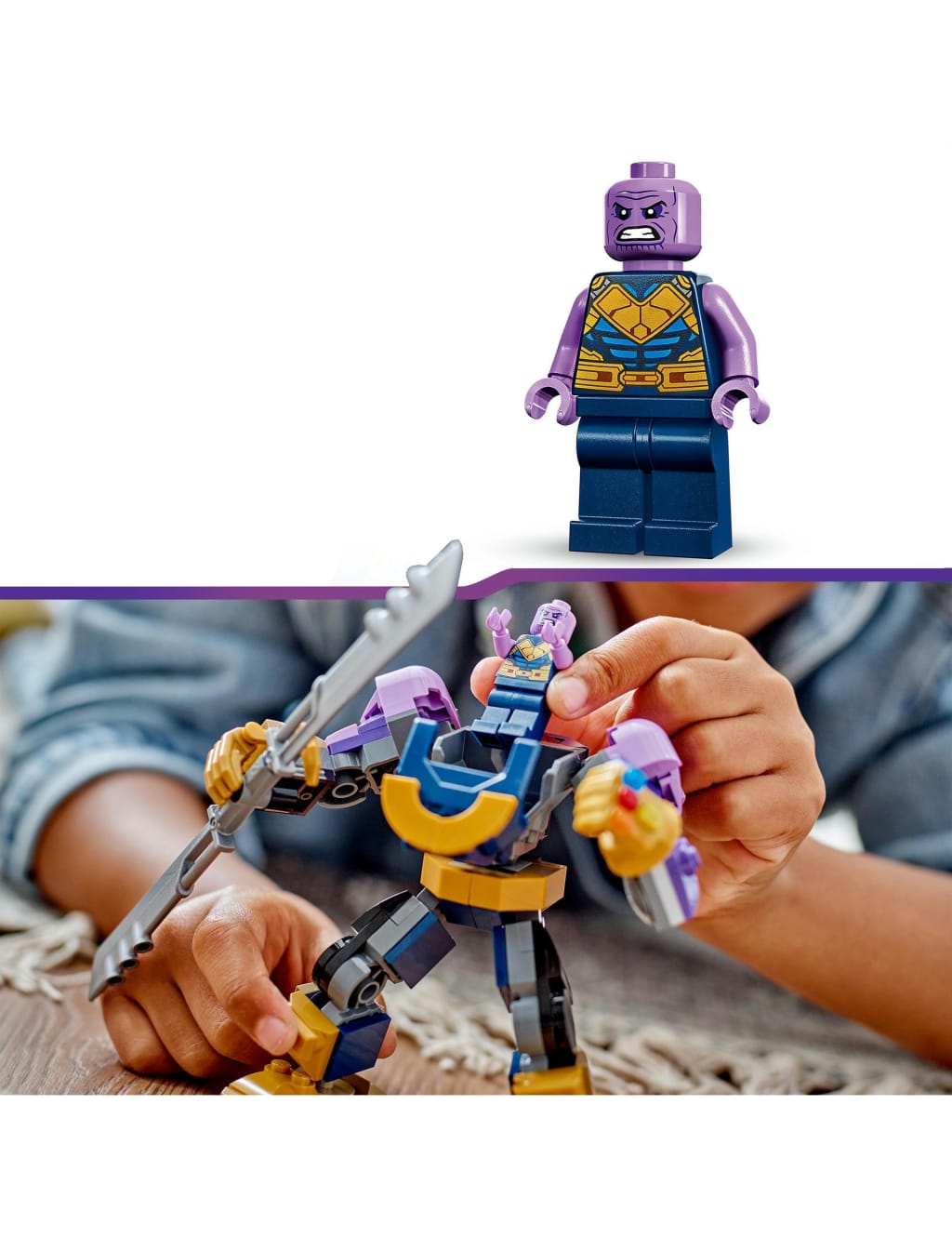 LEGO Marvel Thanos Mech Armour Figure Set 6 Yrs Lego M S