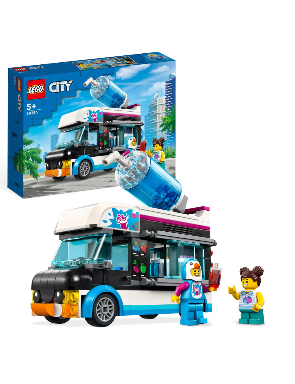LEGO City Penguin Slushy Van Truck Toy 60384 5 Yrs Lego M S