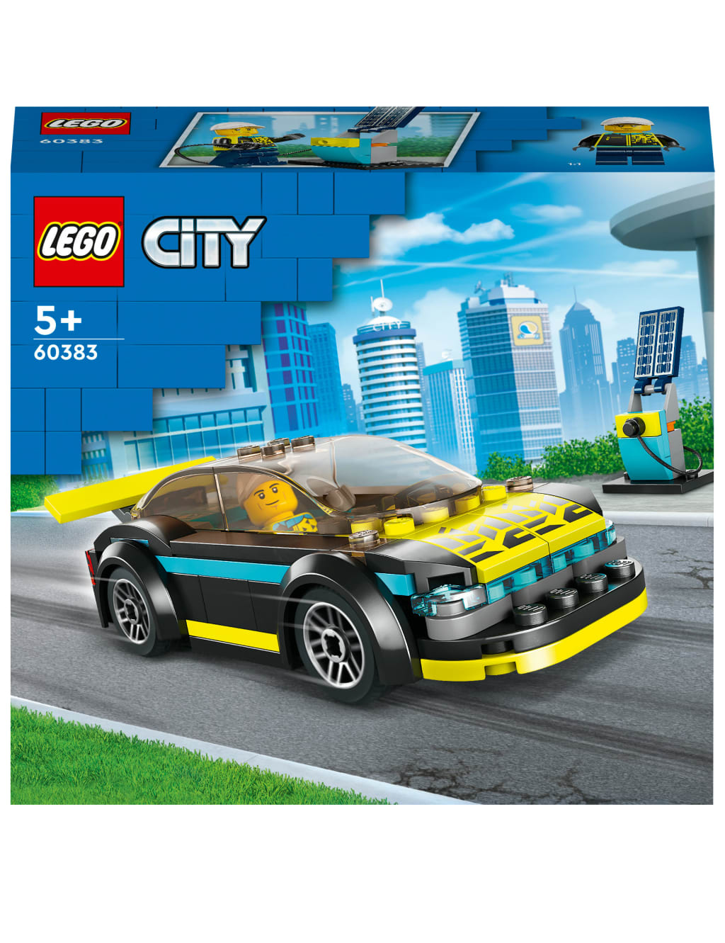 LEGO City Electric Sports Car Toy for Kids 60383 5 Yrs Lego M S