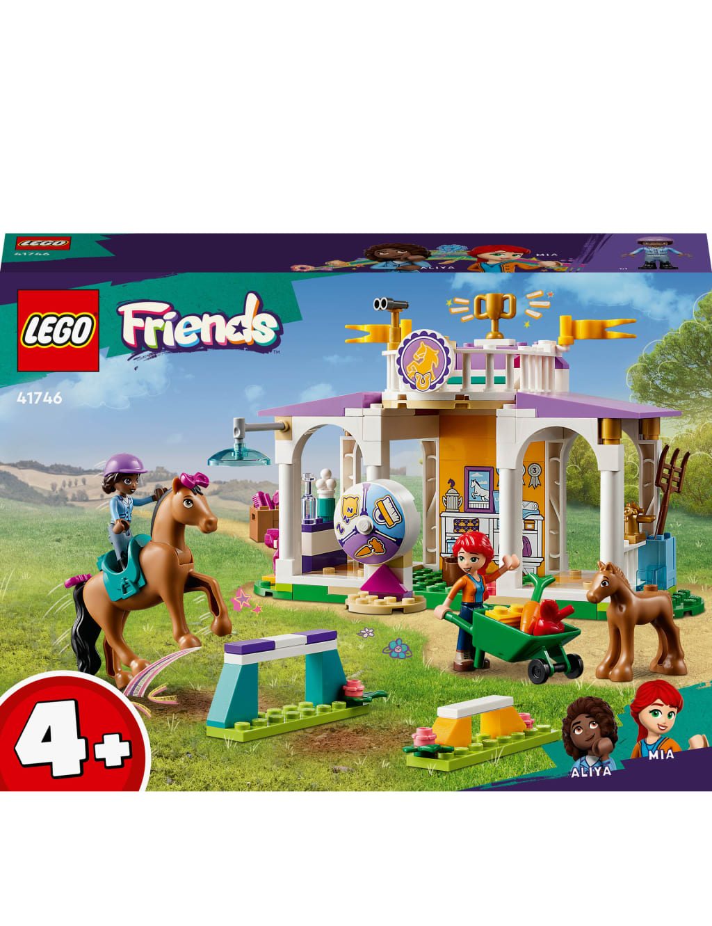 LEGO Friends Horse Training Set with Toy Pony 41746 4 Yrs Lego M S