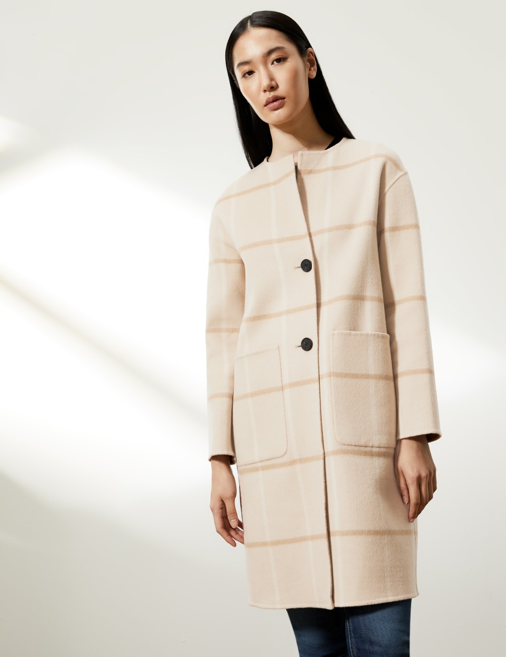 Pure Wool Reversible Longline Coat 4 of 7