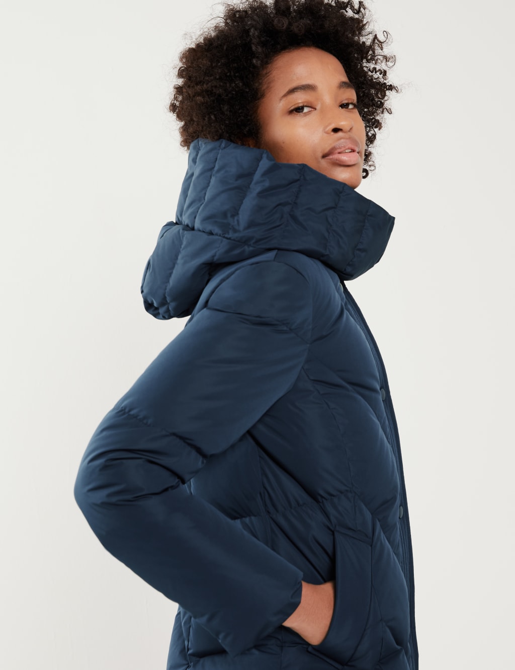 Hooded Puffer Jacket JAEGER M S