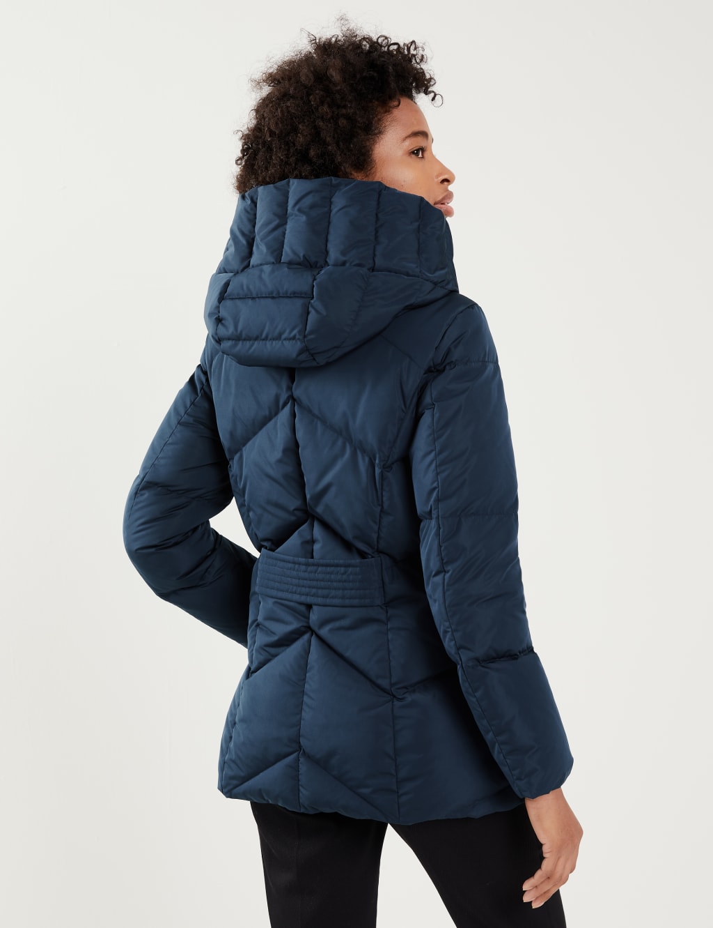 Hooded Puffer Jacket JAEGER M S