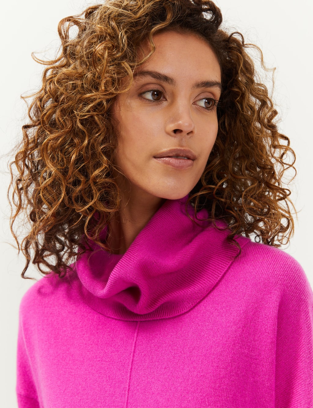 Wool Rich Cowl Neck Jumper with Cashmere 4 of 6