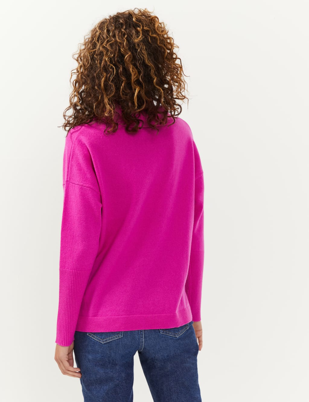 Wool Rich Cowl Neck Jumper with Cashmere 5 of 6